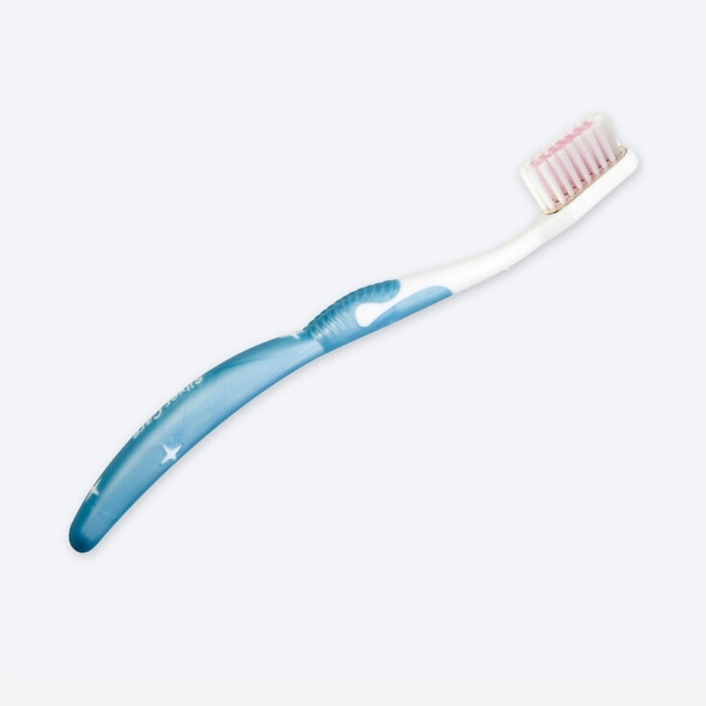 Norwex Medium Toothbrush Blue and White - with Refill